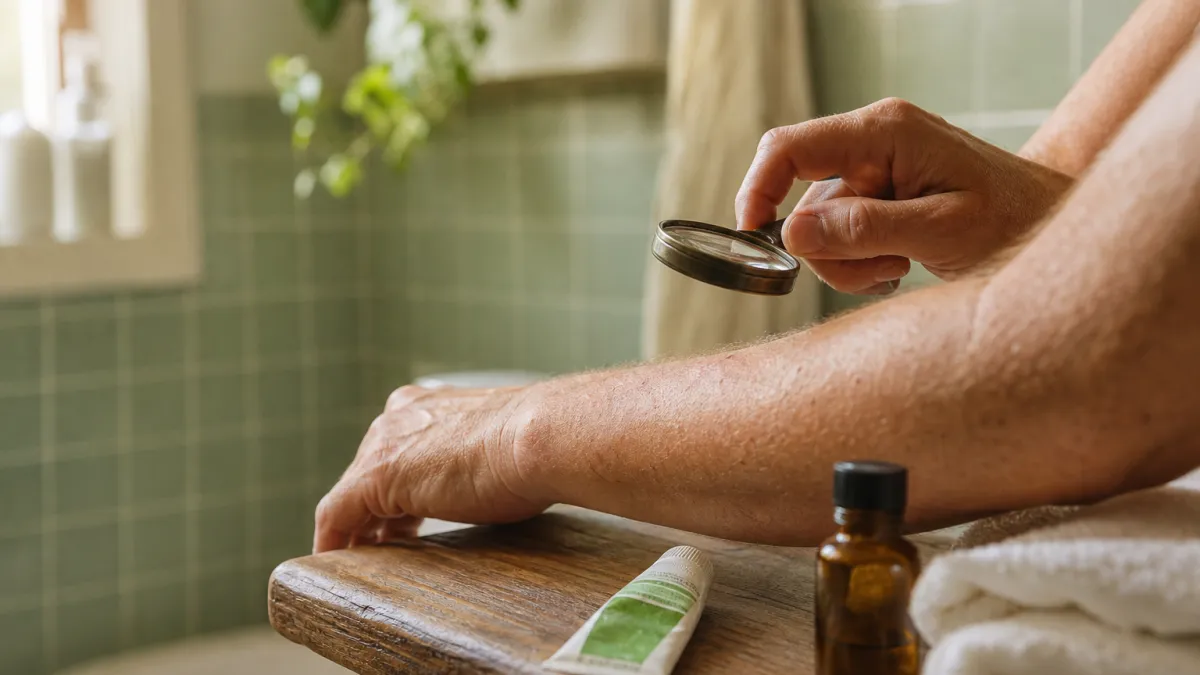 Petites bêtes noires minuscules sur la peau : que faire ?