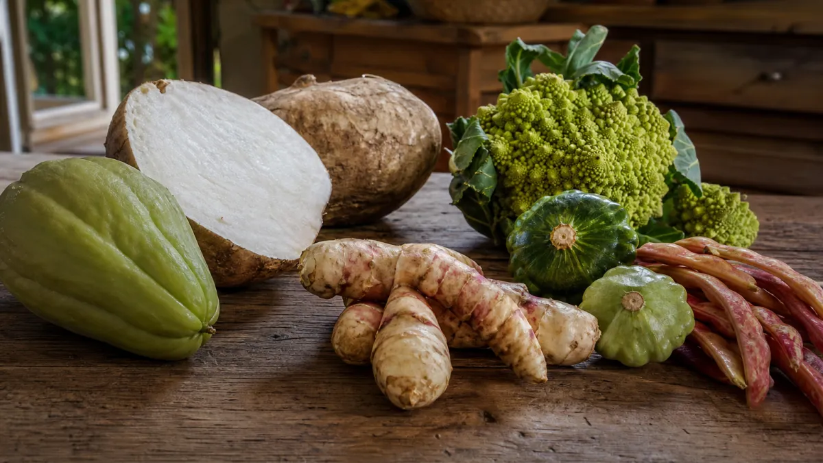 Légumes qui contiennent la lettre X : la liste complète